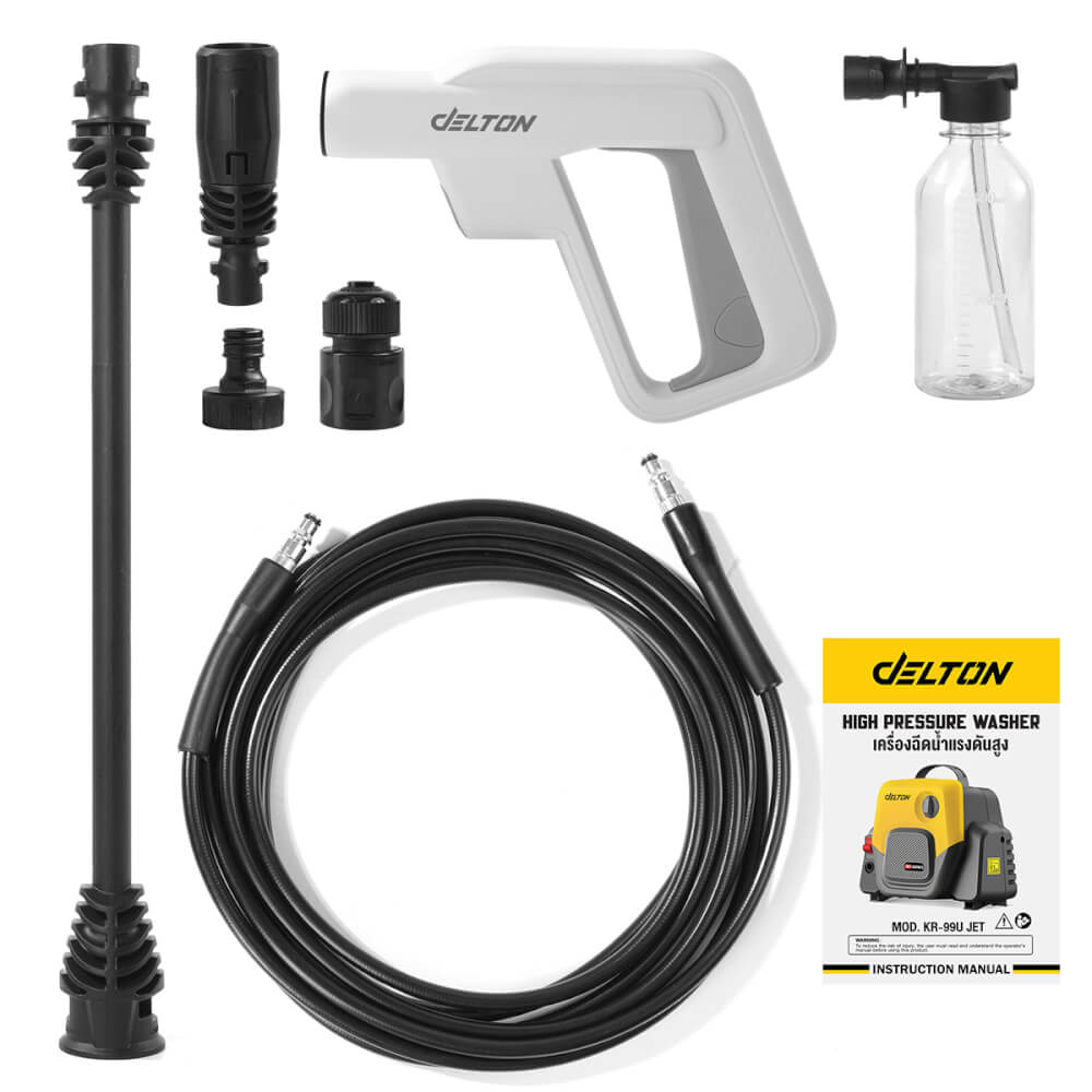 เครื่องฉีดน้ำแรงดันสูง DELTON รุ่น KR-99U-JET 400 บาร์ 3800 วัตต์